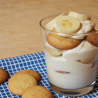 Pudding au skyr et à la banane