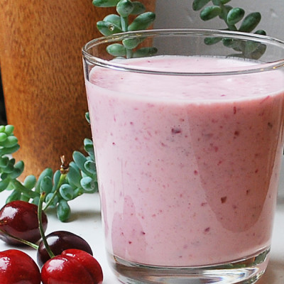 Smoothie aux cerises