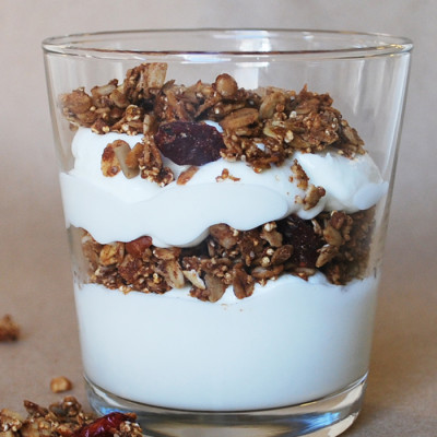 Parfait au skyr et au granola