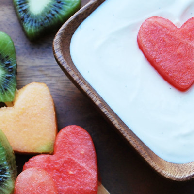 Dip pour fruits à la vanille