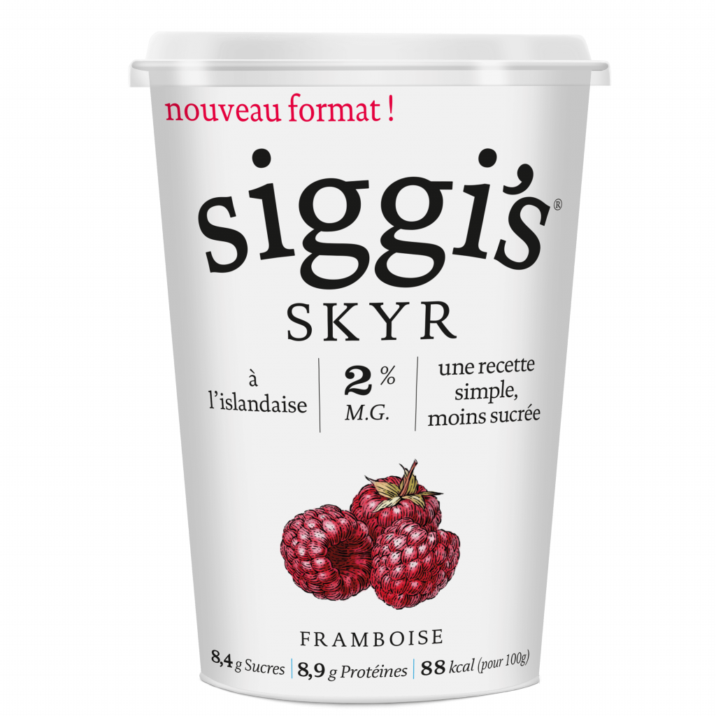 Siggi s icelandic style yogurt skyr framboise 450g